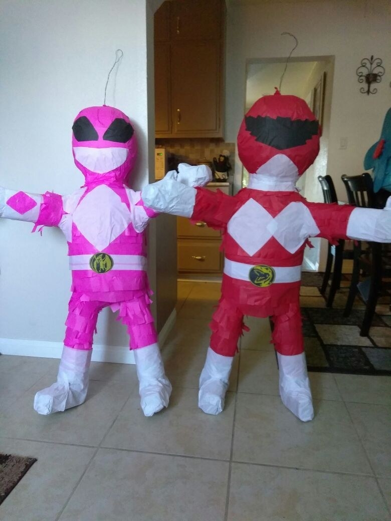 Power Ranger piñatas