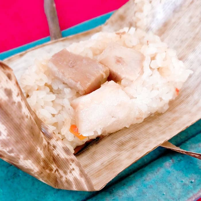 無印のおすすめ冷凍食品「豚角煮の中華ちまき」