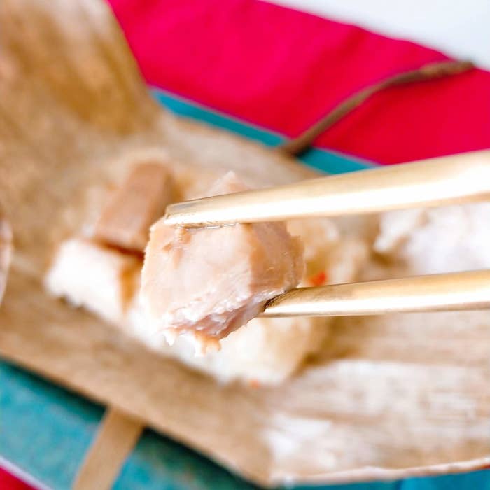 無印のおすすめ冷凍食品「豚角煮の中華ちまき」