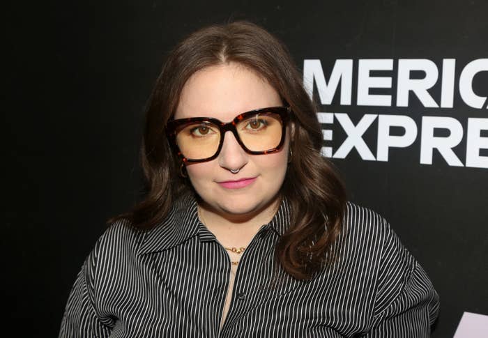 Closeup of Lena Dunham