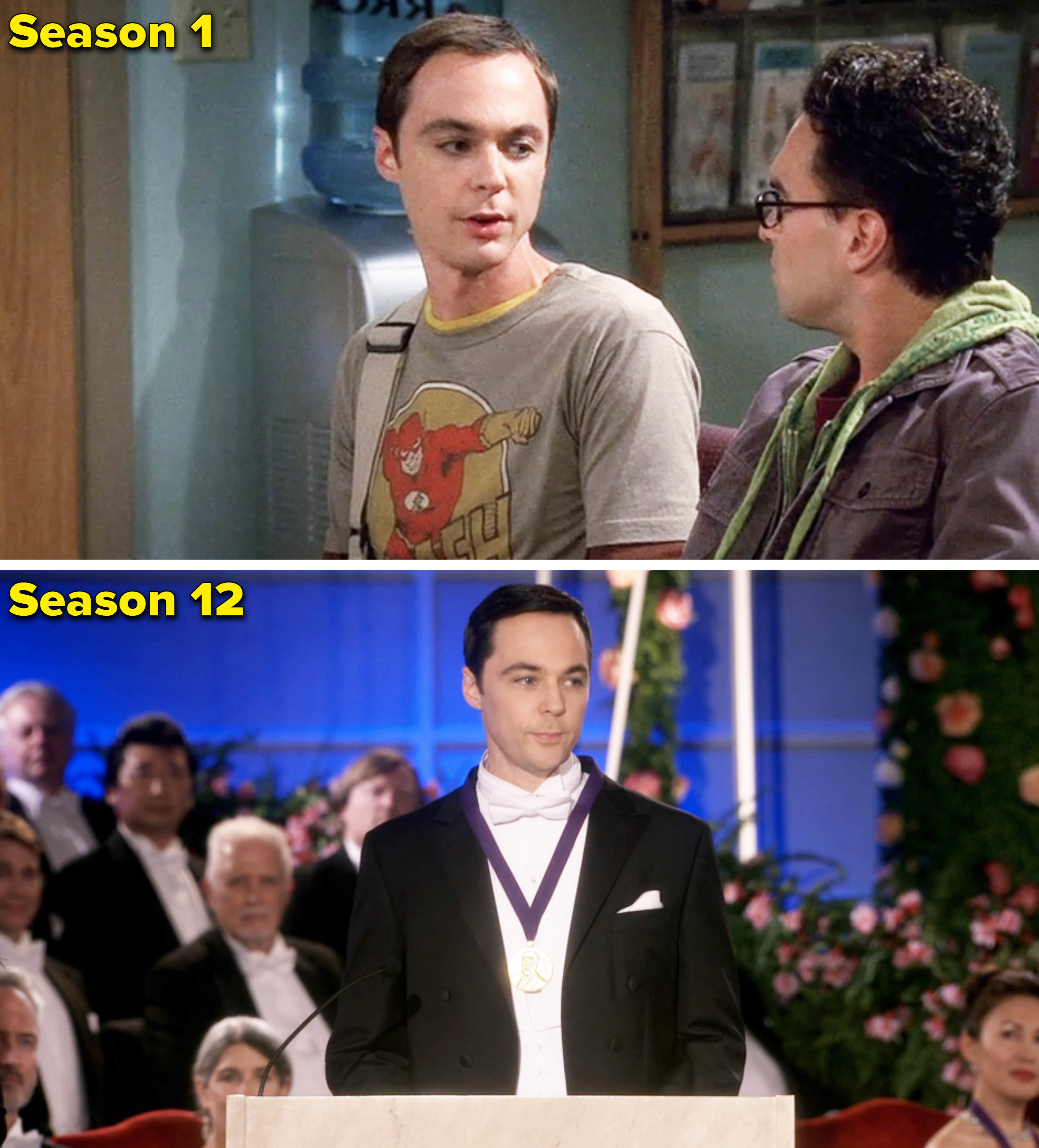 Jim shown in seasons 1 and 12
