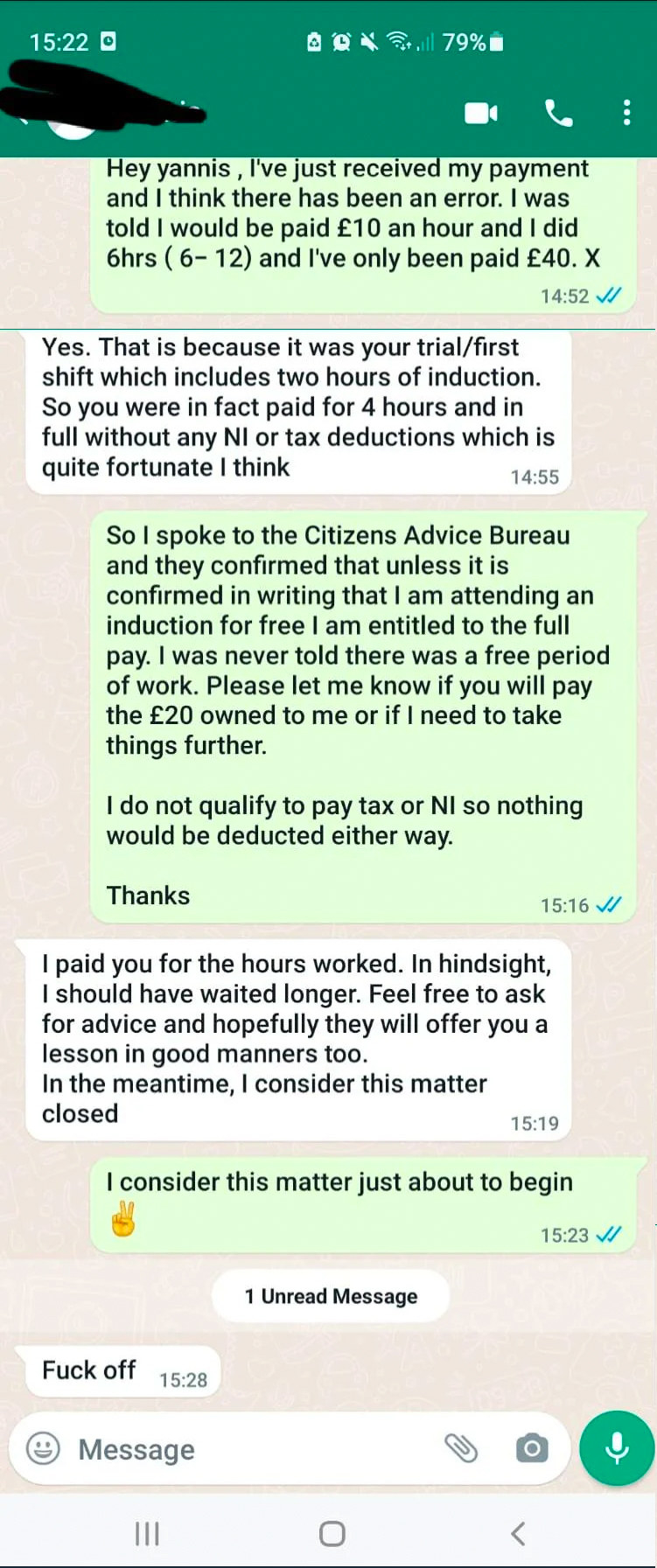 18 Screenshots Of Awful Food Service Managers And Customers - 86