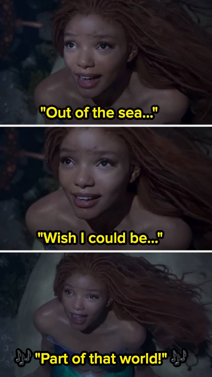 Halle Bailey as Ariel in &quot;The Little Mermaid&quot;