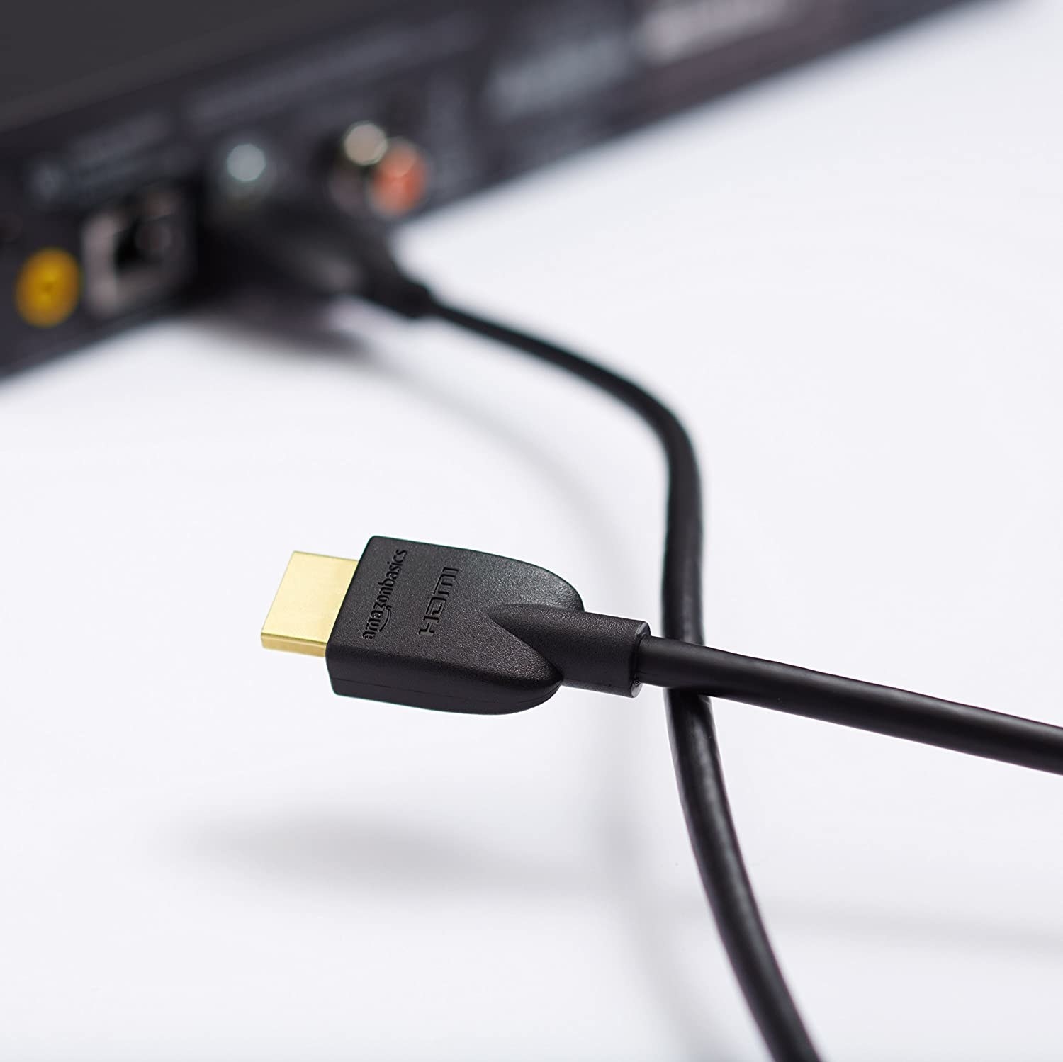 a close up of the HDMI plug