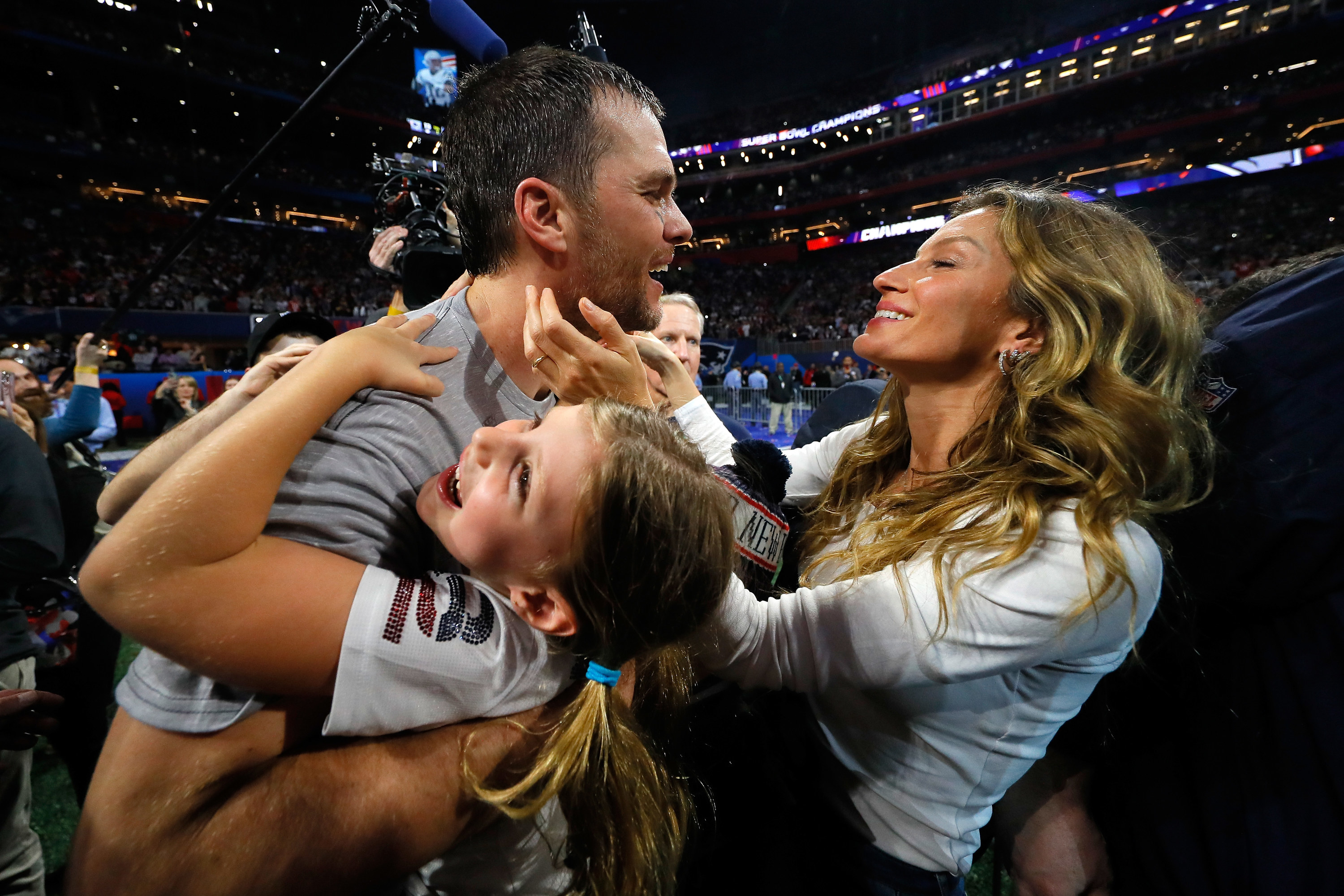 Tom Brady's Kids Attend His First Game of the Season, But Not Gisele