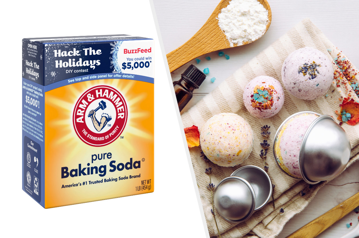 A DIY bath bomb project with ARM &amp;amp; HAMMER™ baking soda product imagery