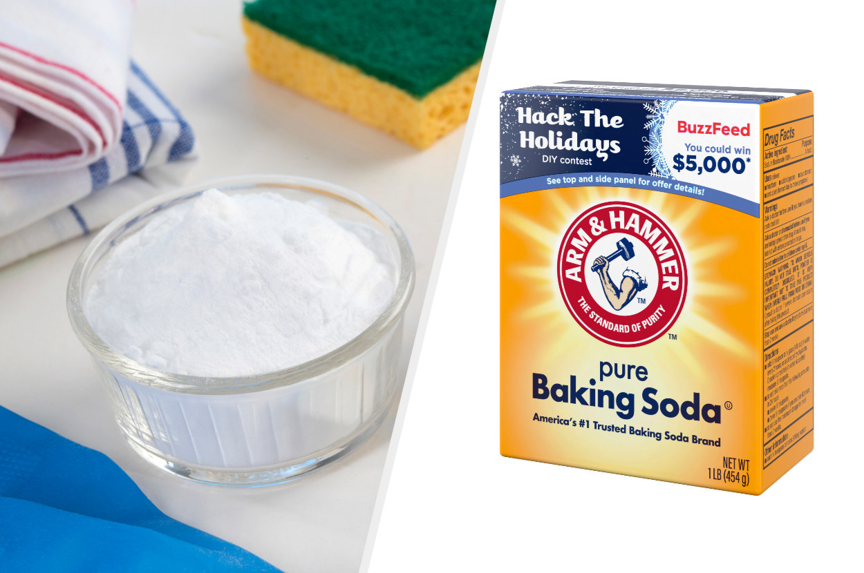 Cleaning supplies and ARM &amp;amp; HAMMER™ baking soda product imagery.