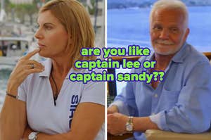 captain sandy and captain lee from below deck