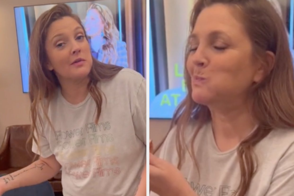 People Are Either Loving Or Hating Drew Barrymore’s Controversial “Pizza Salad”
