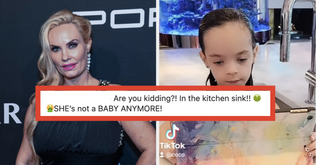 People On Instagram Called Out Coco Austin For Bathing Her Daughter In The Kitchen Sink, And Now She’s Firing Back