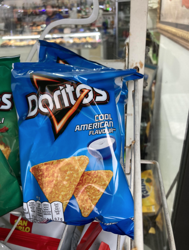 A bag of Cool American Doritos