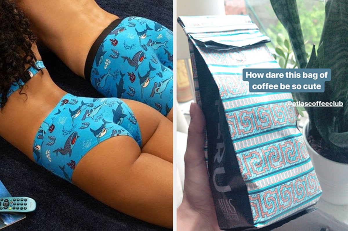 Dolphin Print Panties, Comfy & Cute Anti-Leak Menstrual Period Panties,  Women's Lingerie & Underwear