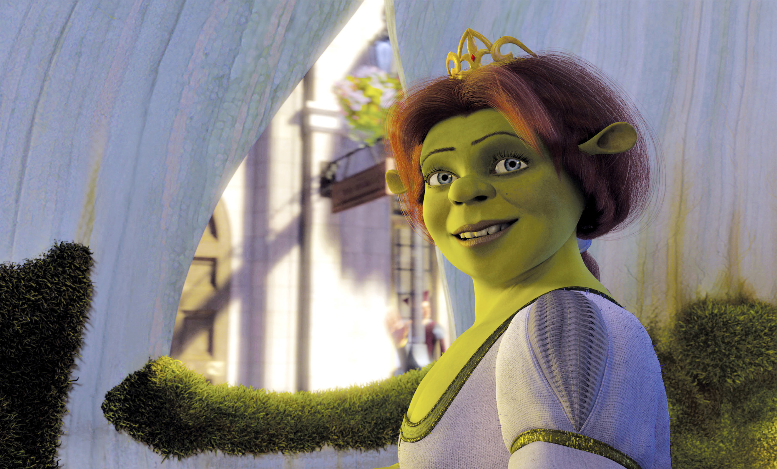 The cartoon character Fiona in Shrek