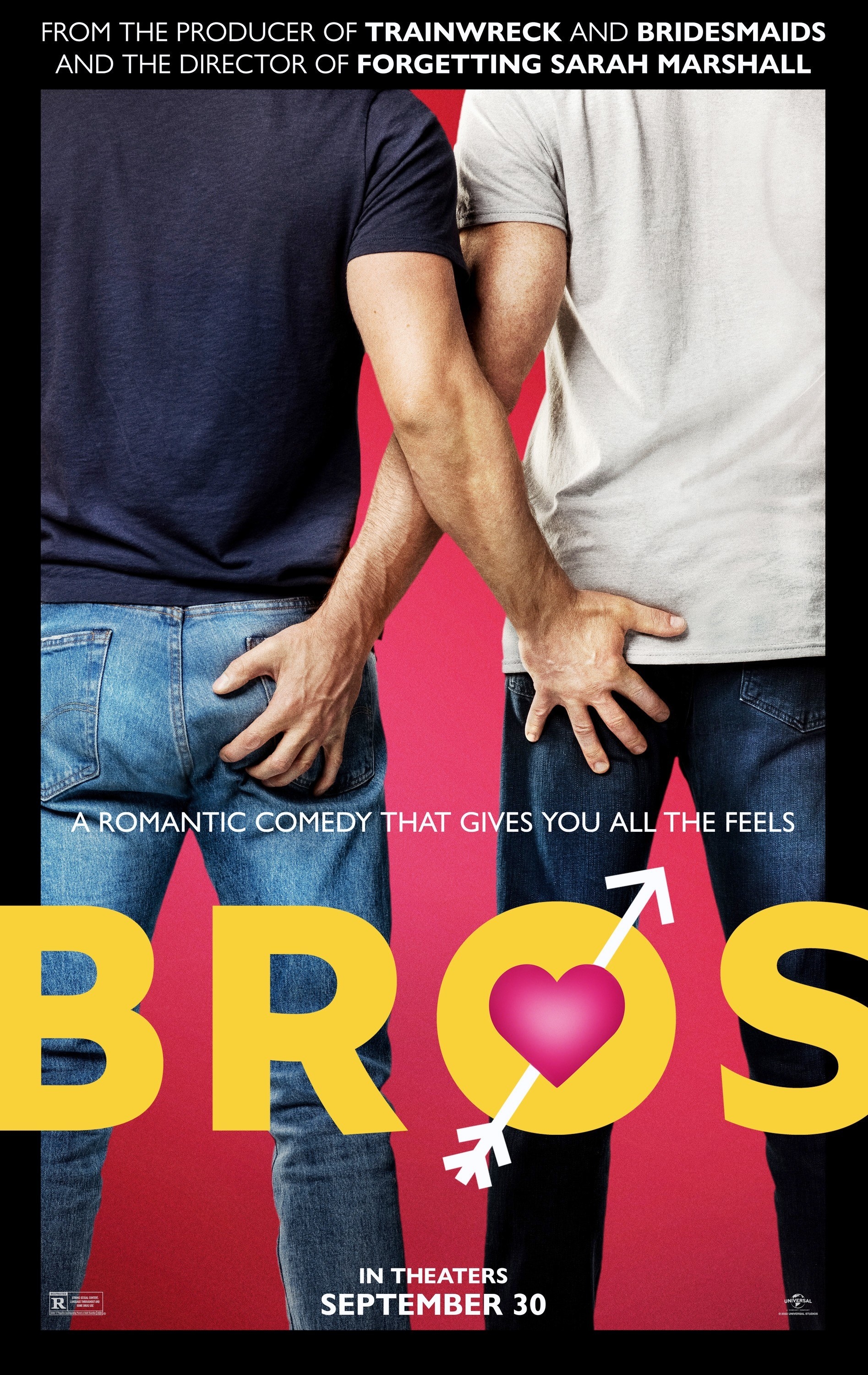 The poster for &quot;Bros&quot;