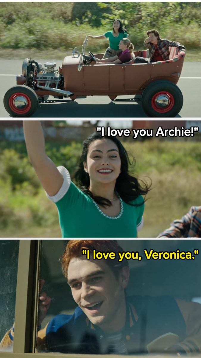 veronica and archie telling each other they love each other