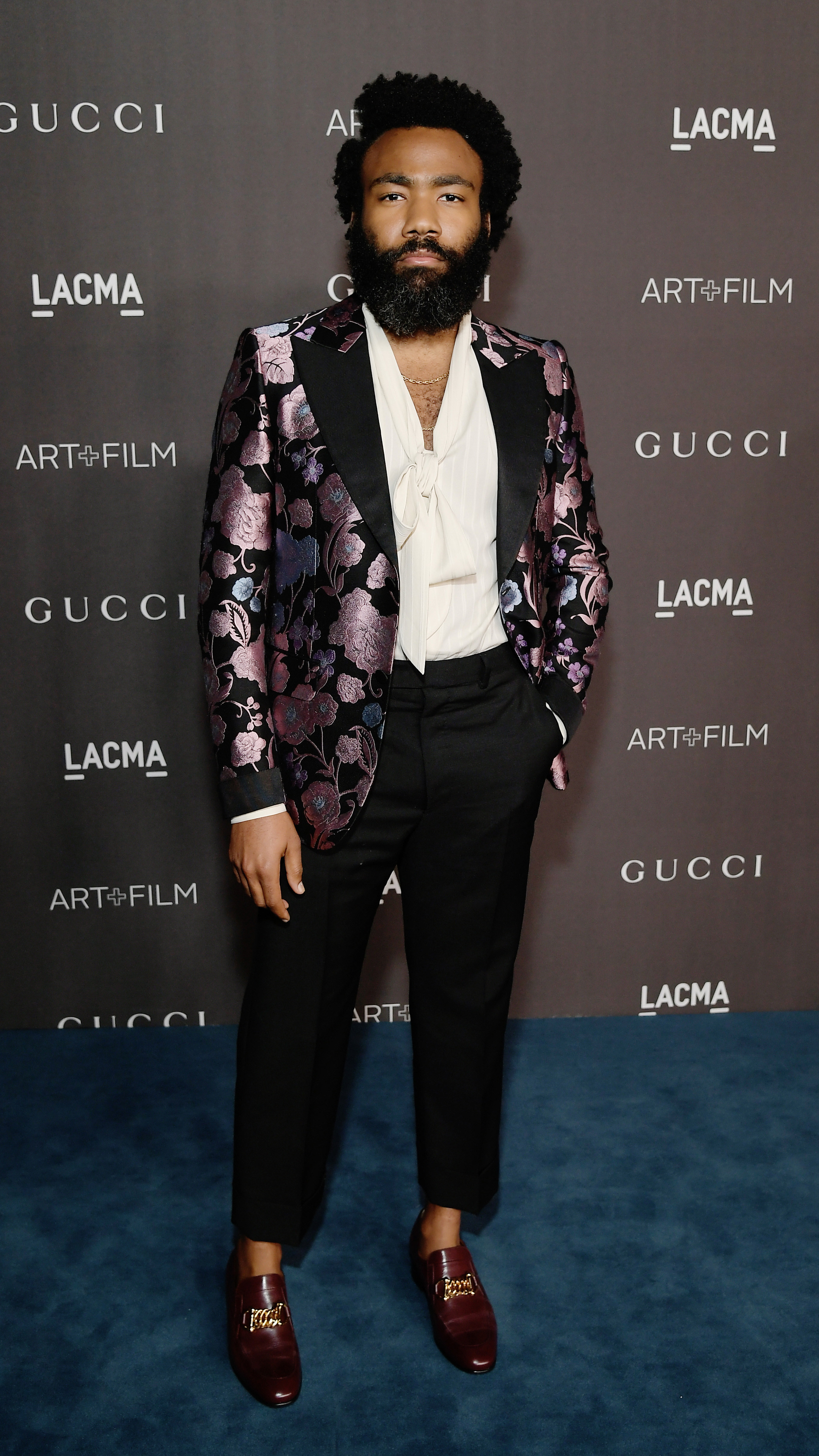 Donald Glover on the red carpet