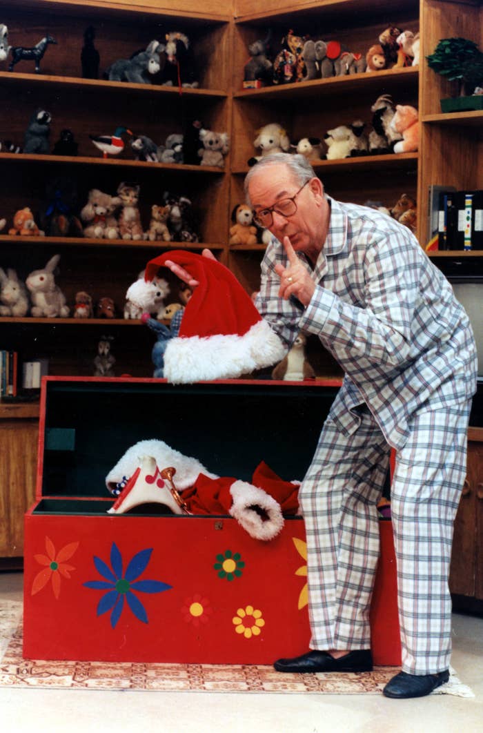 Ernie Coombs, popular entertainer and television host Mr. Dressup, is shown in this 1995 photo.