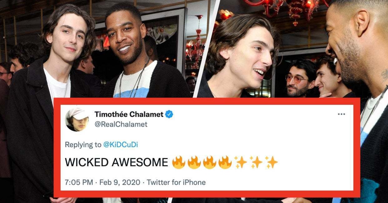 Kid Cudi Said Timothée Chalamet Agreed To Star In Netflix’s “Entergalactic” Before Reading The Script