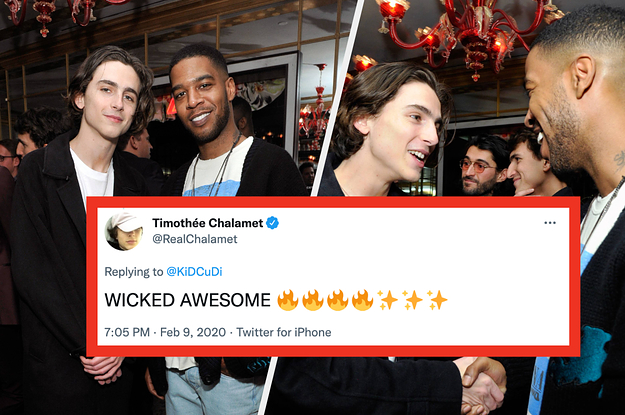 Kid Cudi Opened Up About Working With Timothée Chalamet On "Entergalactic" And Excuse Me While I Weep At This Beautiful Friendship