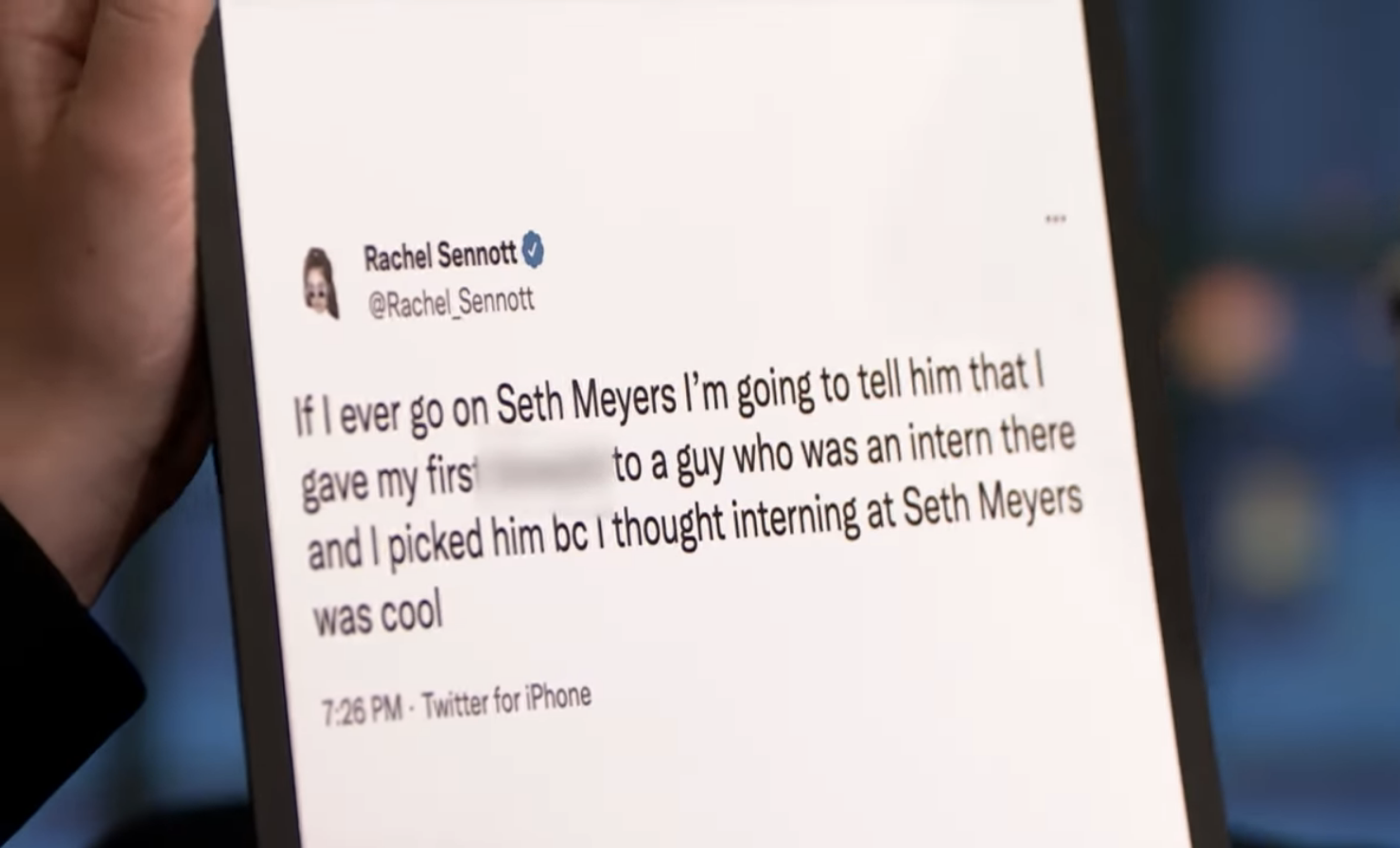 Rachel Sennott Talks Seth Meyers  Ex Intern Blowjob Tweet - 24