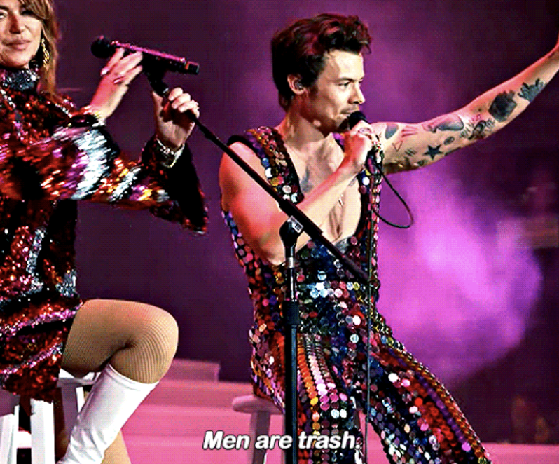 Harry Styles at Coachella: &quot;Men are trash&quot;