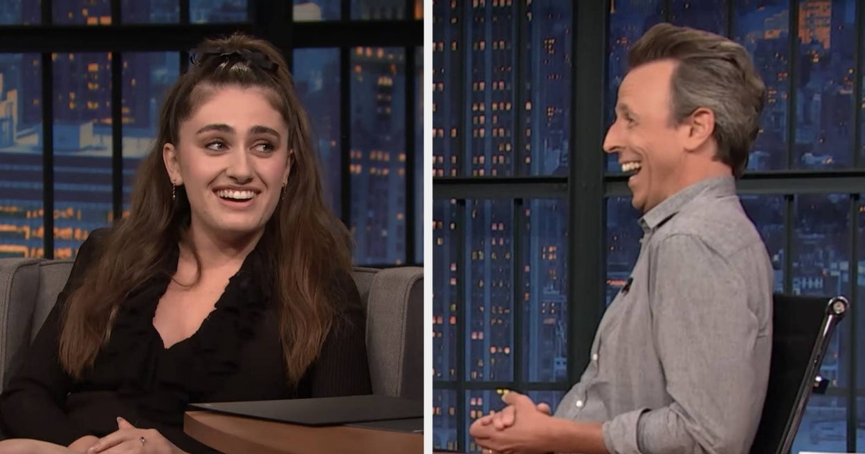 “Bodies Bodies Bodies” Star Rachel Sennott Told Seth Meyers She Went Down On One Of His Interns