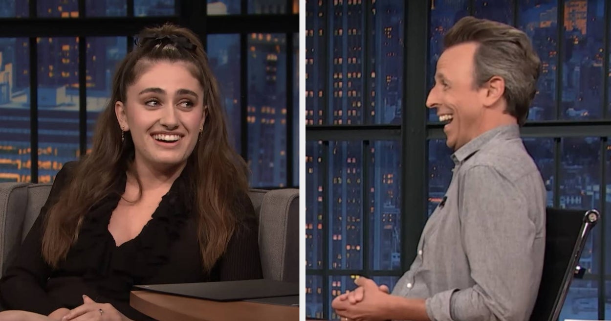 Rachel Sennott Spoke Candidly With Seth Meyers About Blowing One Of His Interns, And This New Generation Puts The B In Brave