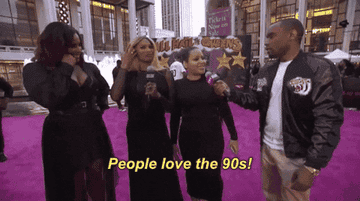 people on the red carpet saying, &quot;People love the &#x27;90s&quot;