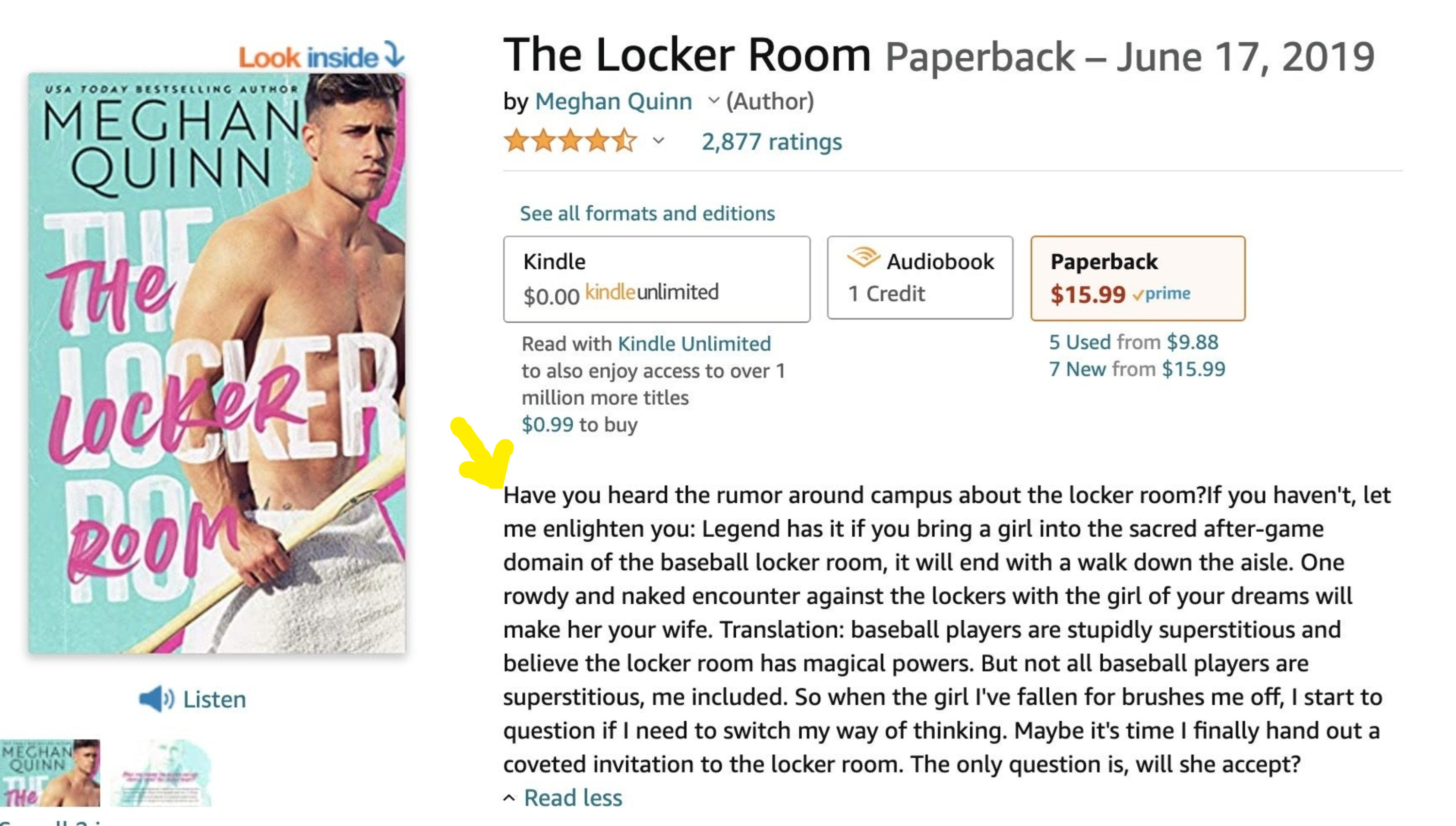 book description for Meghan Quinn&#x27;s &quot;The Locker Room&quot;
