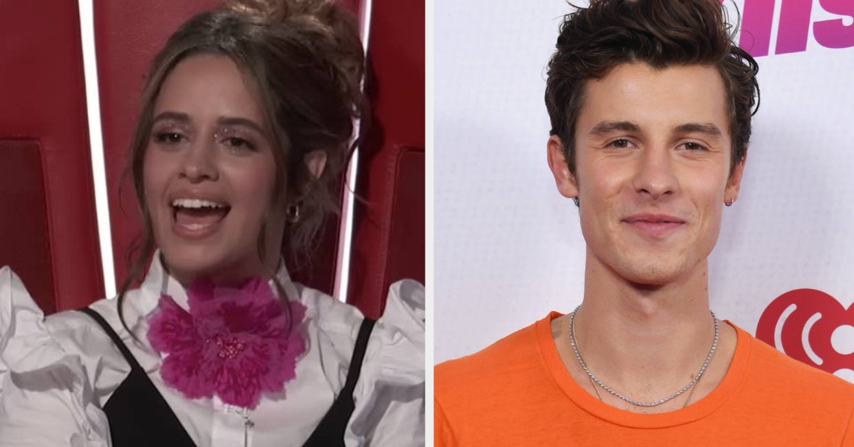 Camila Cabello Had An Awkward Moment On "The Voice" After A Contestant Performed A Shawn Mendes Song