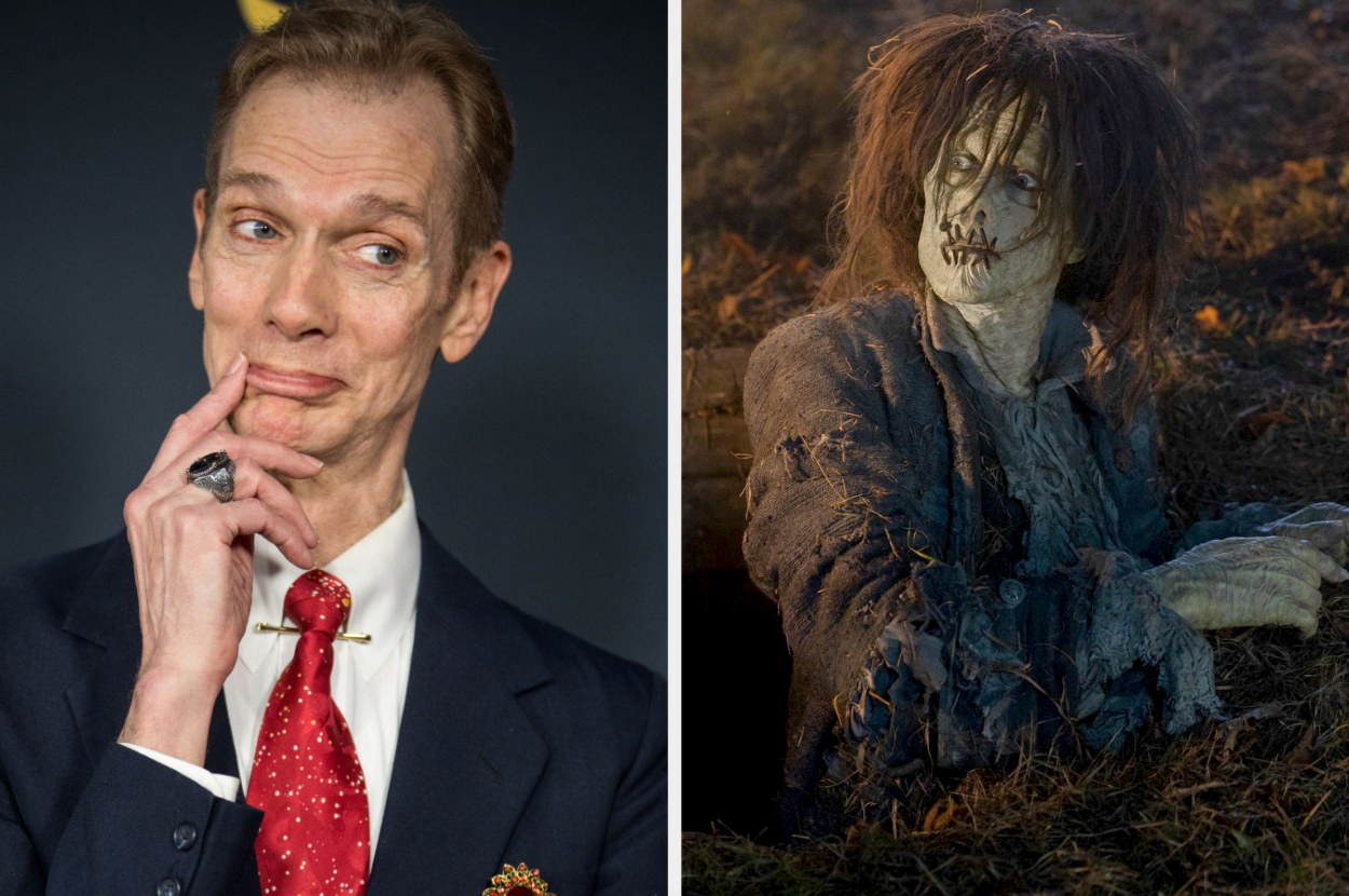 Doug Jones on the red carpet as himself and as Billy Butcherson in hocus pocus 2