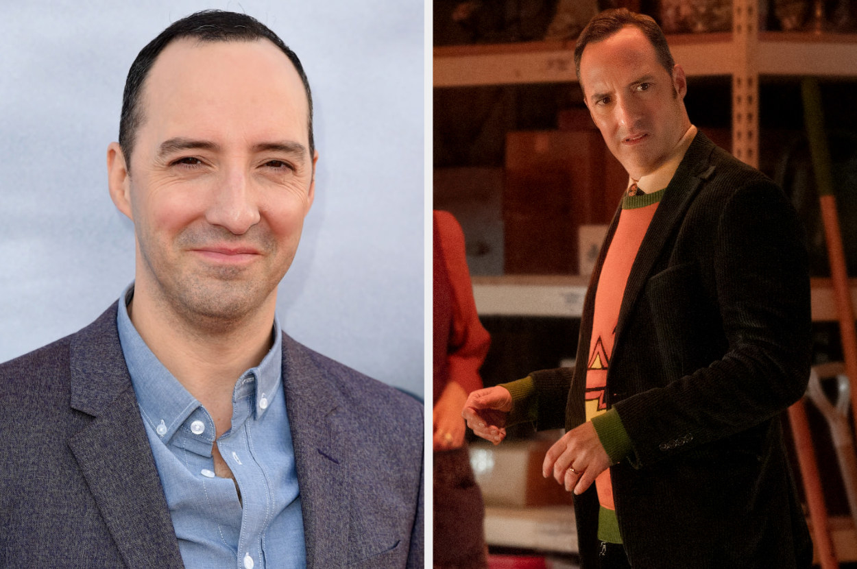 Tony Hale on the red carpet as himself and as  Mayor Traske  in hocus pocus 2