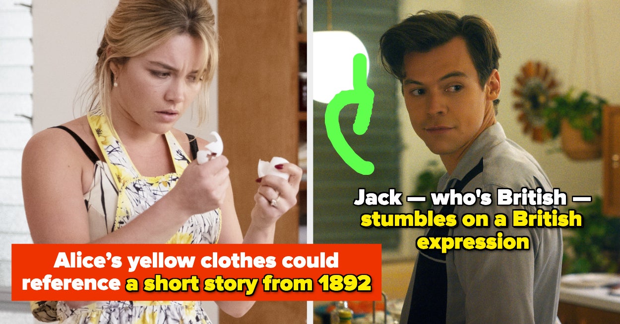 "Don't Worry Darling" Has A Twist Ending, But These 16 Details Prove It Doesn't Come Out Of Nowhere - BuzzFeed image