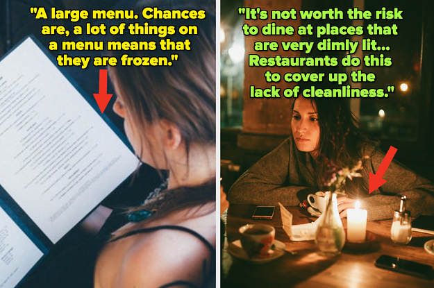 24 Glaring Restaurant Red Flags That You Should "Turn Around And Leave" If You See, According To Chefs
