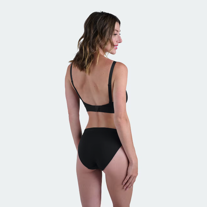 Torrid Bikini Skin Panties Black Lace Blur Rose 💜Floral Plus Underwear NWT  4 4x