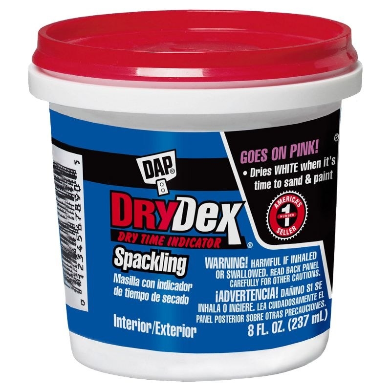 a tub of DryDex spackling