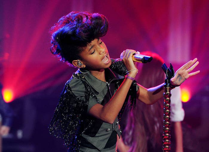Willow Smith performs onstage during Dick Clark&#x27;s New Year&#x27;s Rockin&#x27; Eve With Ryan Seacrest