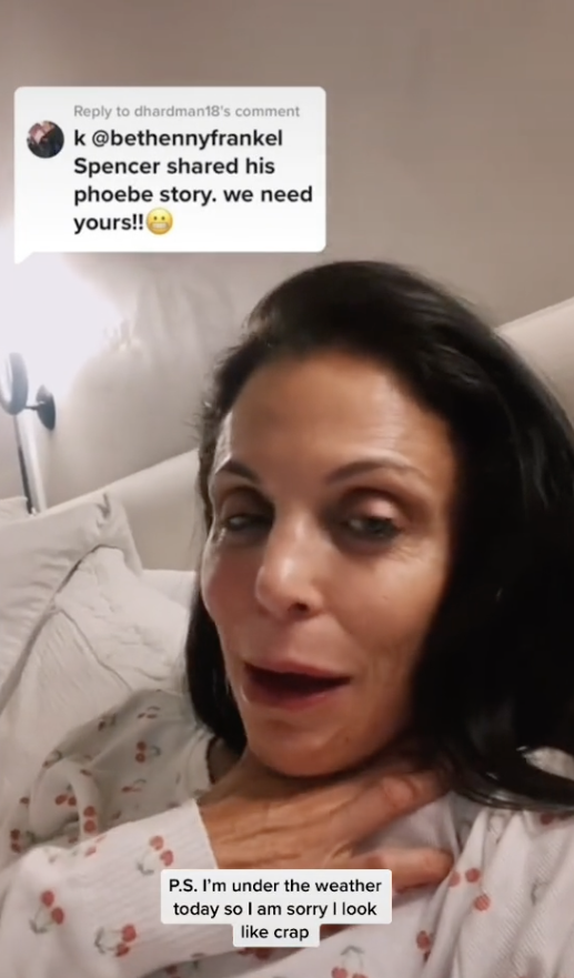 Another TikTok screenshot of Bethenny