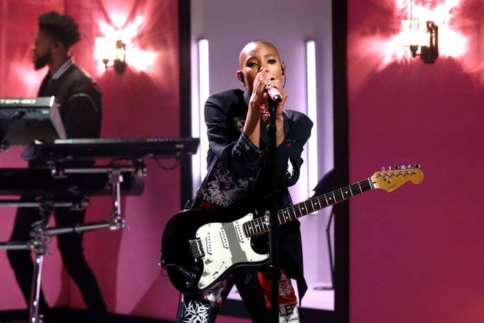 Willow Smith performs on The Late Late Show With James Corden