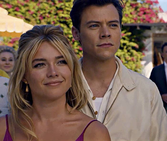 Florence Pugh and Harry Styles in &quot;Don&#x27;t Worry Darling&quot;