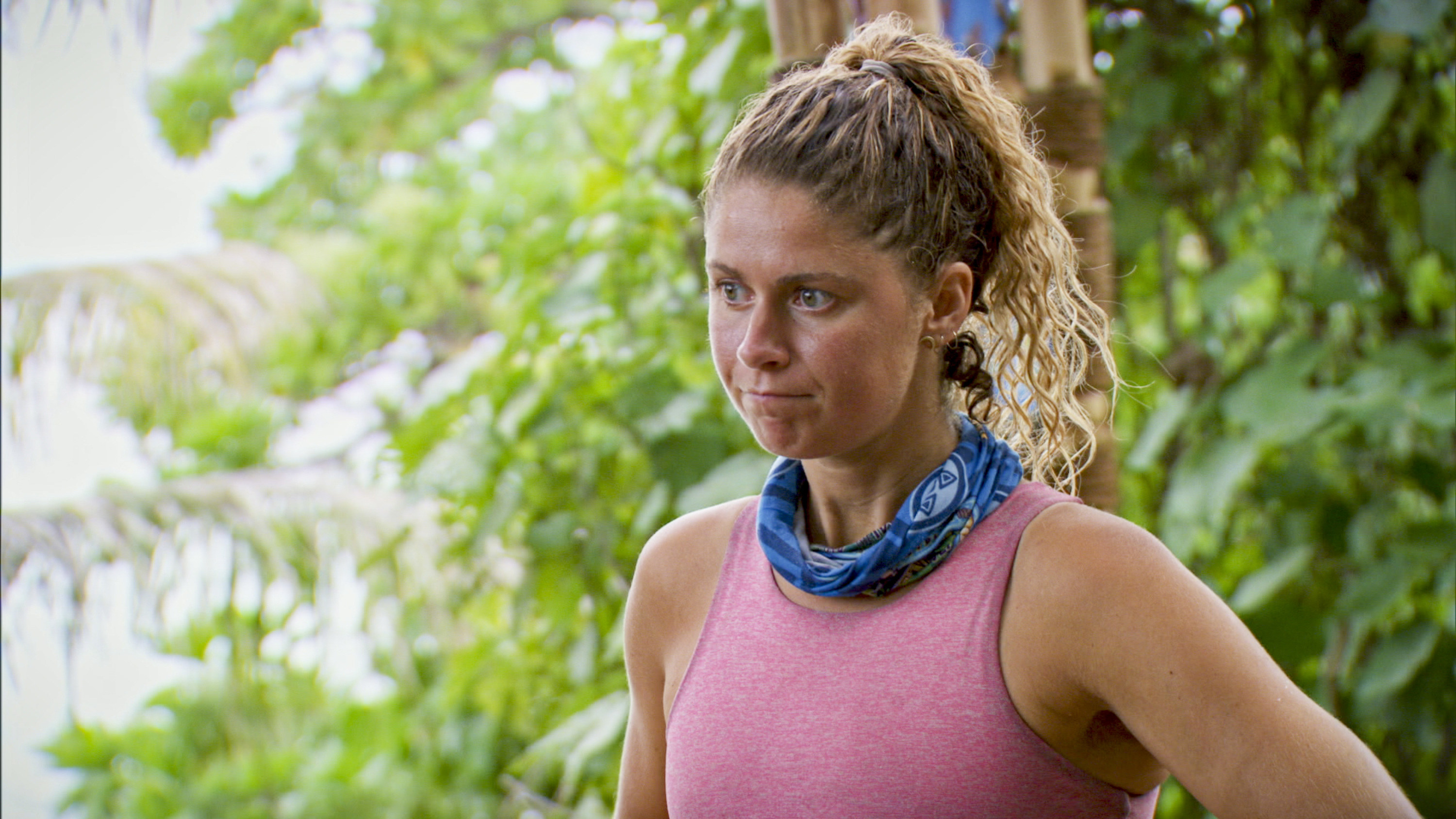 Elizabeth Beisel stands in the jungle