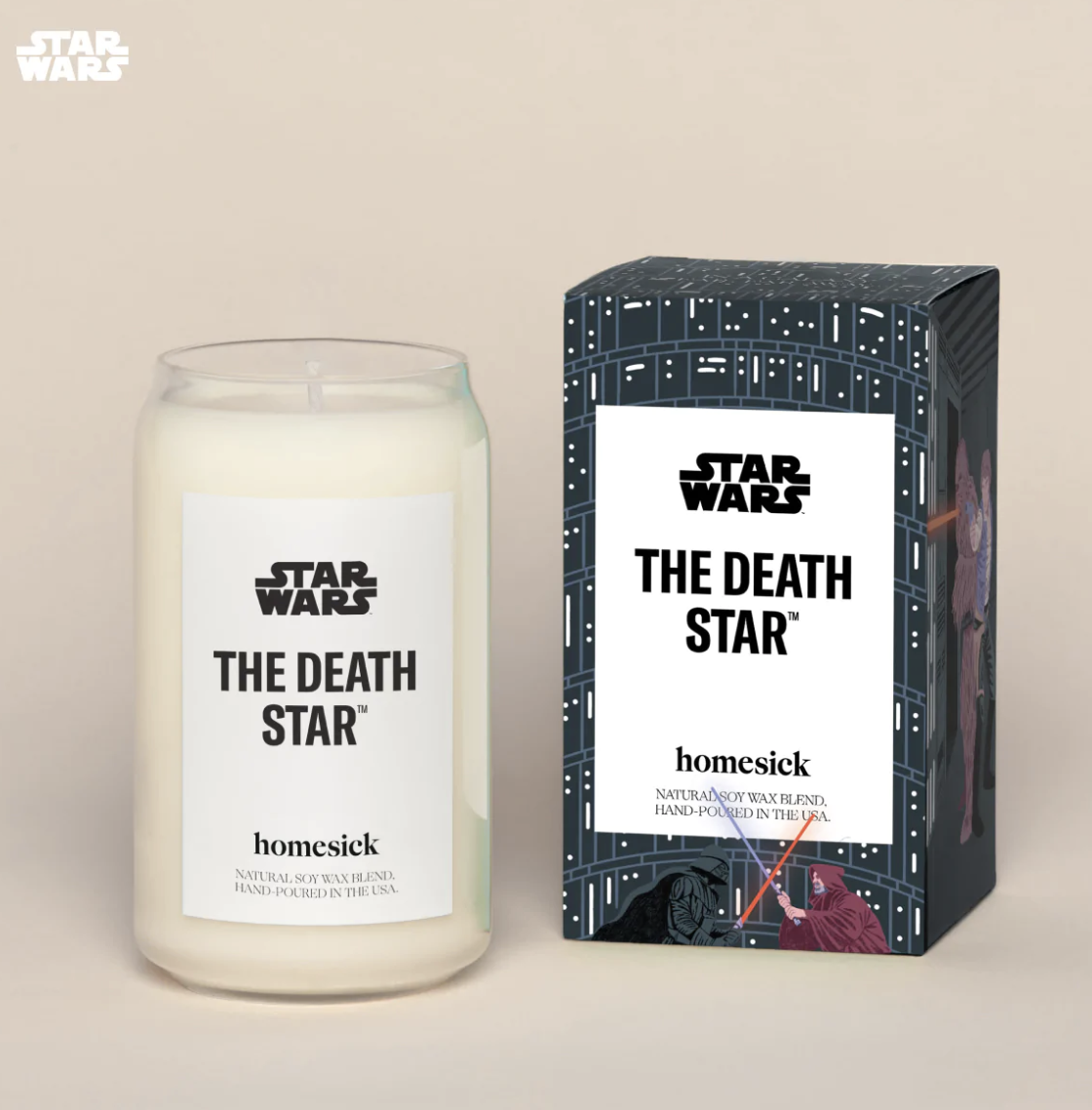 the death star candle from homesick candles