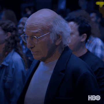 Larry David telling someone this is really one of the worst experiences of my life