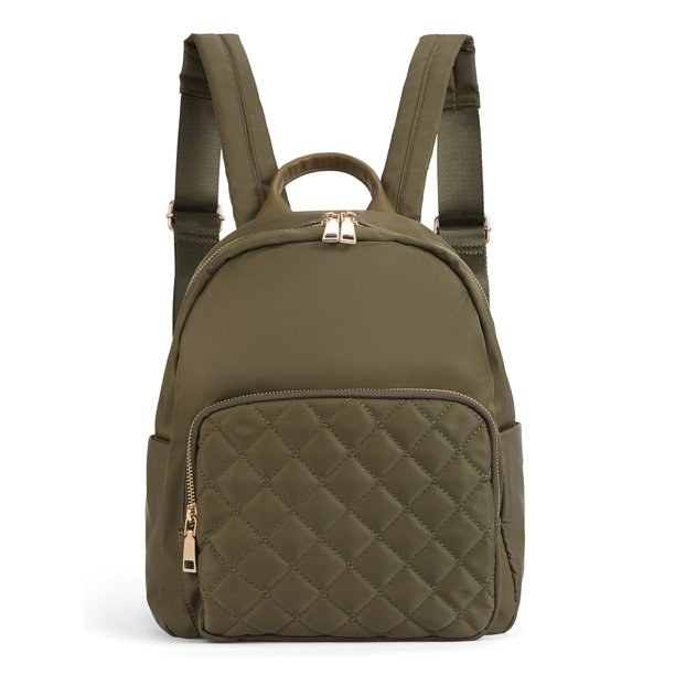 The olive green backpack