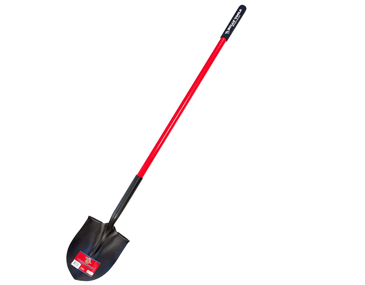 An image of a Bully Tools 14-gauge round point shovel