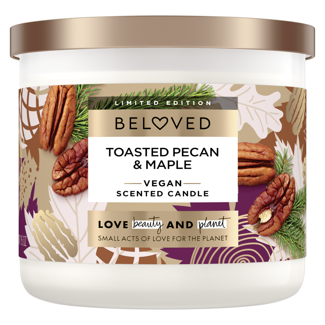 Toasted Pecan &amp;amp; Maple 3-Wick Candle