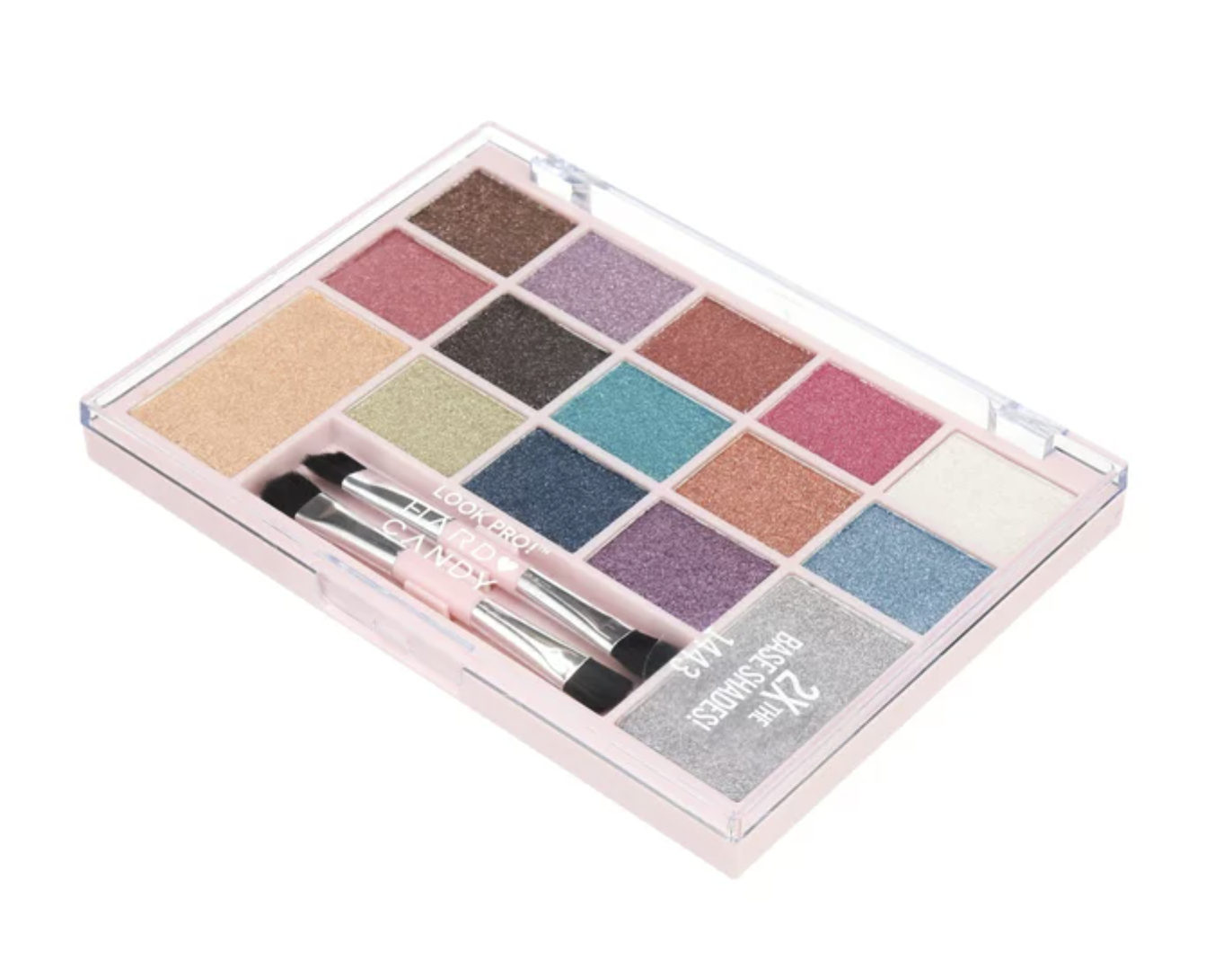 Hard Candy, Look Pro! Palette, 15 Ultra-Pigmented Shades, Don&#x27;t Dull My Shine, 0.69 oz