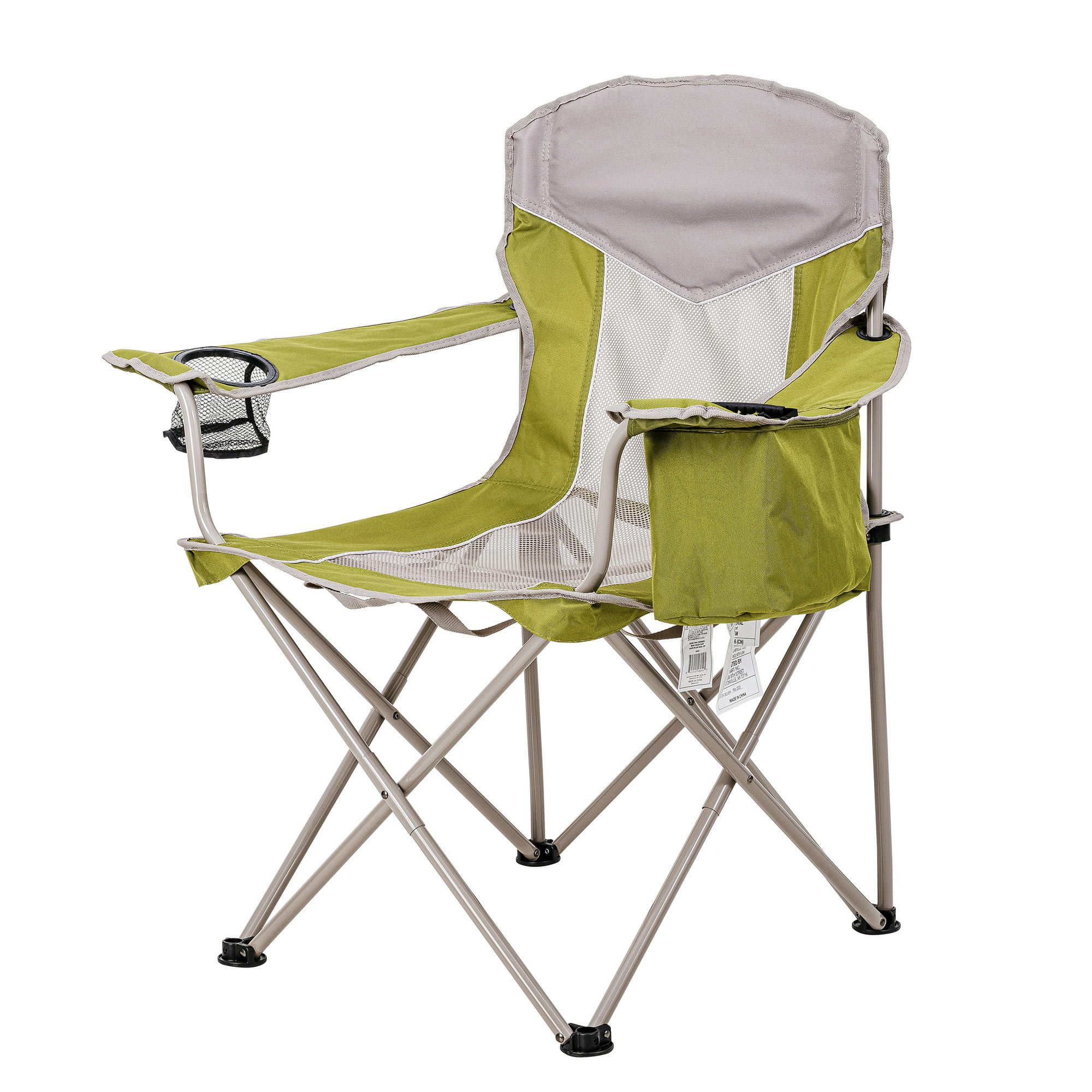 green folding outdoor chair