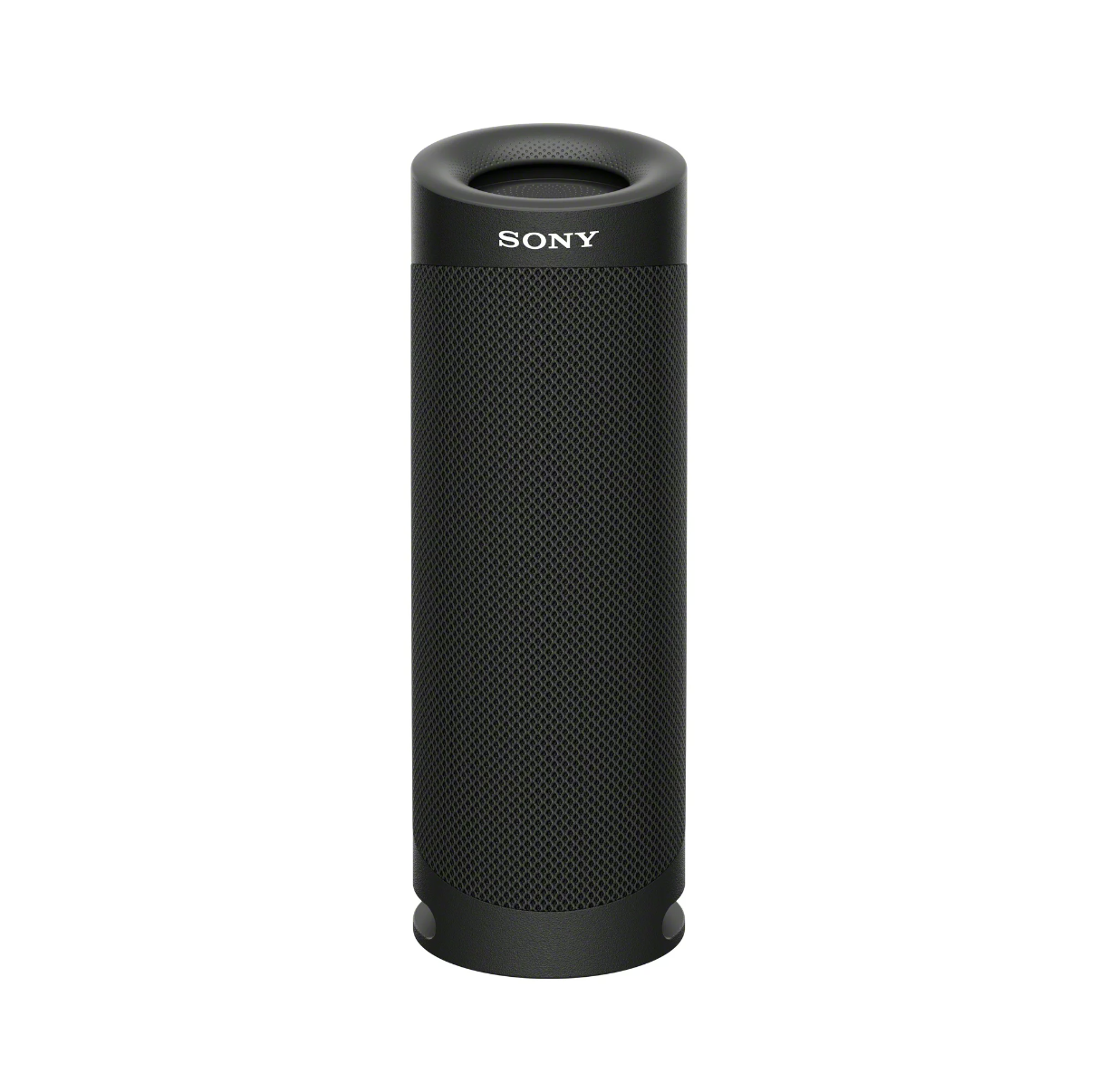 black portable speaker that says &quot;Sony&quot;