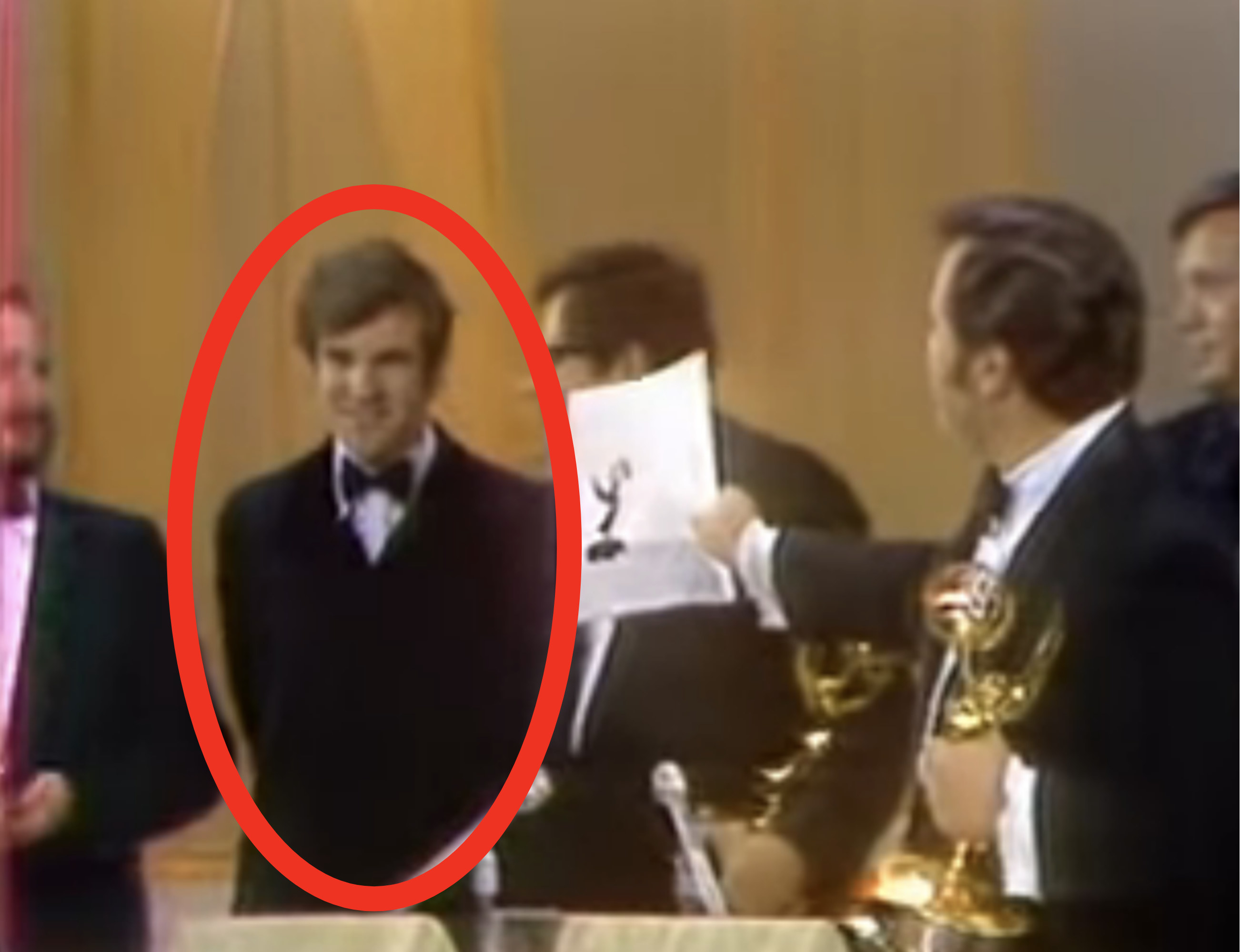 a young Steve Martin at the Emmys